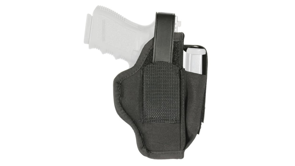BLACKHAWK Ambidextrous Multi-Use Holster with Magazine Pouch, Size 06, Fits 3.25 - 3.75 Barrel Medium and Large Autos, Black 40AM06BKA