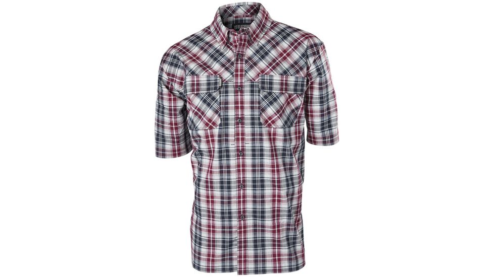 BlackHawk Mens 1730 Button Down Shirt, Maroon, Small, CS01MNSM