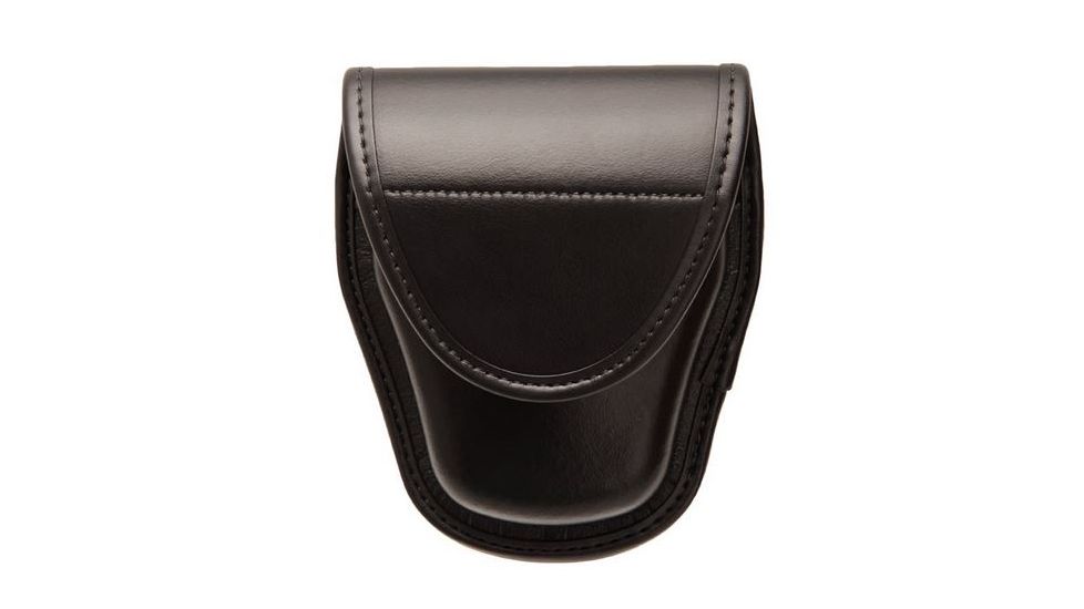 BlackHawk Molded Duty Gear Double Handcuff Pouch, Plain, Black Plain 44A101PL