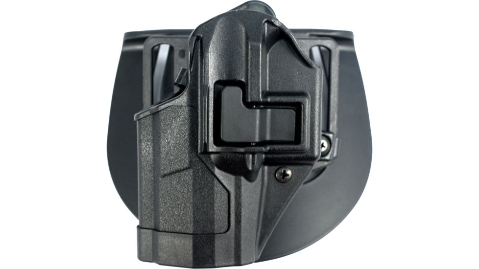 Blackhawk Serpa CQC Concealment Holster with Matte Finish w/Belt Loop and Paddle, Black, Left Hand, Walther P99, 410524BK-L