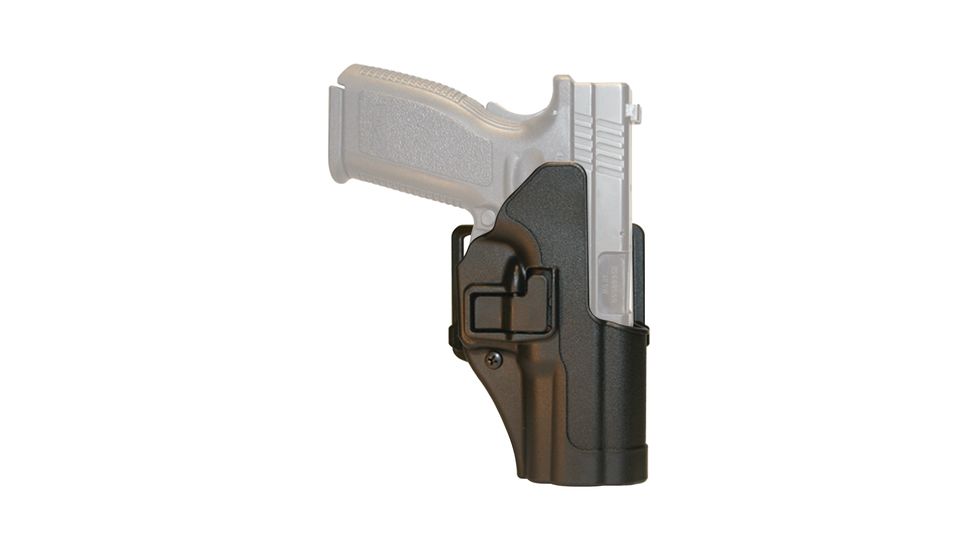 Blackhawk Serpa CQC Concealment Holster with Matte Finish w/Belt Loop and Paddle, Matte Black, Right Hand, Smith &amp; Wesson M&amp;P Shield, 410563BK-R