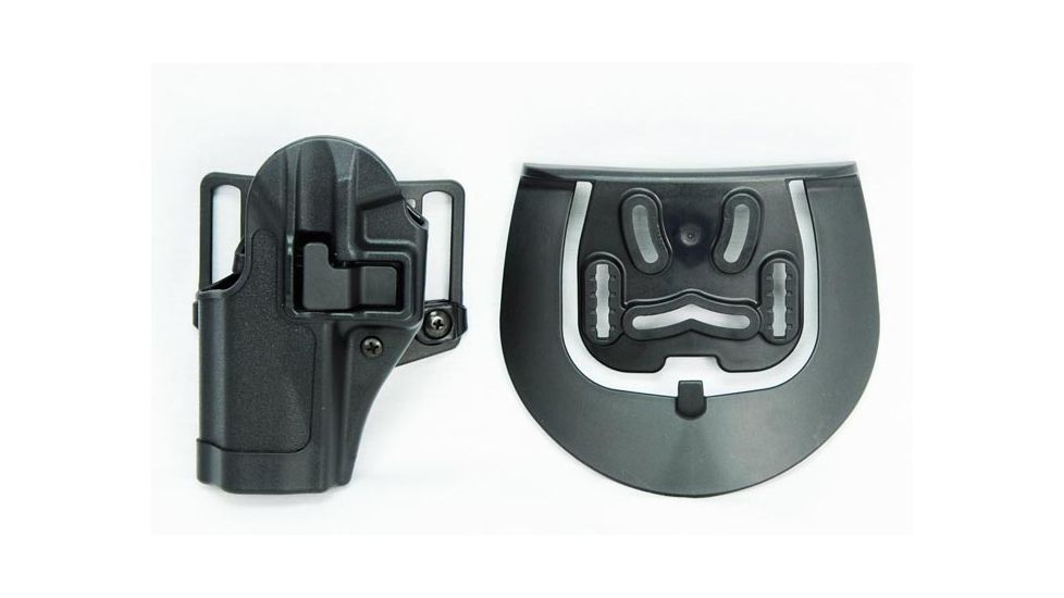 Blackhawk Serpa CQC Concealment Holster with Matte Finish w/Belt Loop and Paddle, Black, Left Hand, S&amp;W M&amp;P, 410525BK-L
