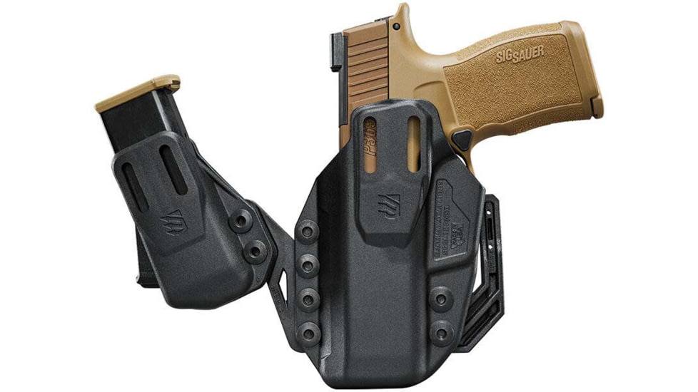 BlackHawk Stache Premium IWB Holster Kit, Staccato, Polymer Belt Clip, Ambidextrous, Black, 416199BK