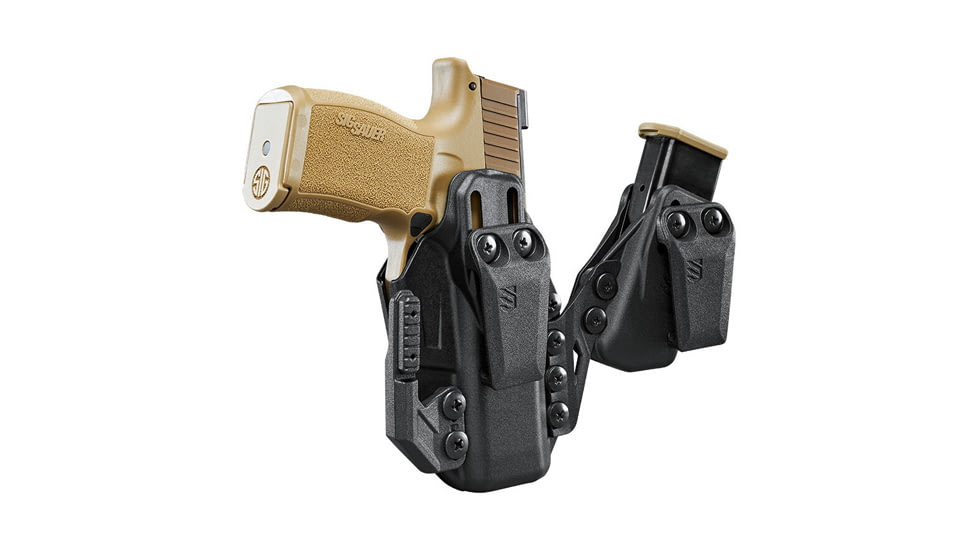 BlackHawk Stache Polymer IWB Holster Premium Kit, Springfield Armory Echelon, Ambidextrous, Black, 416107BK
