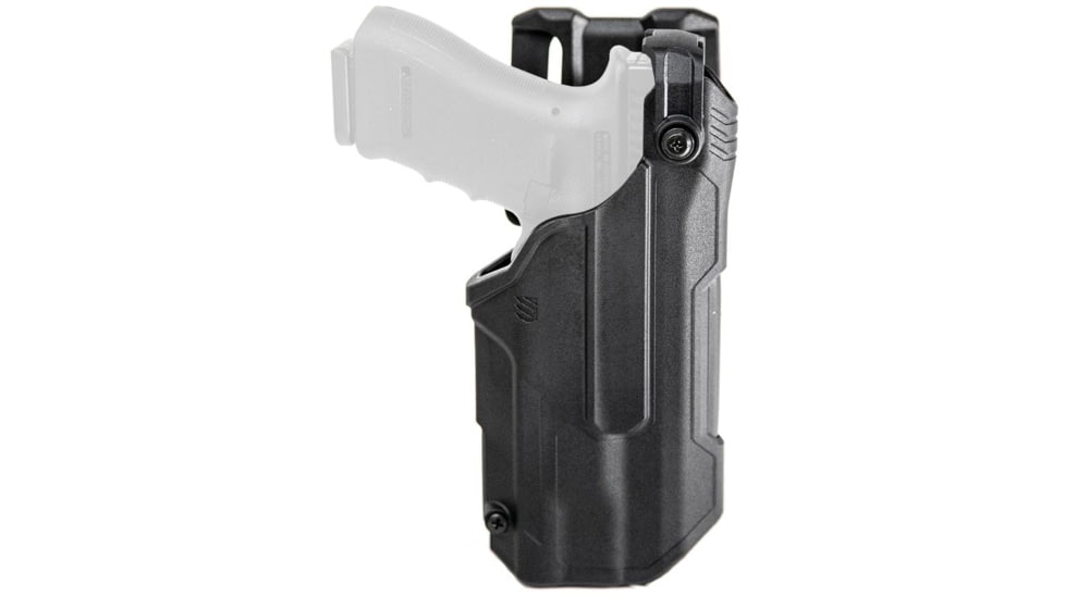 BlackHawk T-series L3d Light-bearing Duty Holster, Plain - 44N613BKR