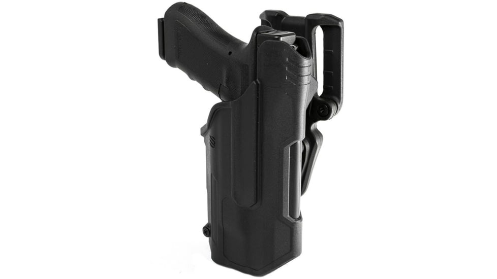 BlackHawk T-series L2d Glock 21 Tlr 1/2 Glock 20/21/37/38 &amp; S&amp;w M&amp;p W/o Safety, Rh, Plain - 44N213BKR