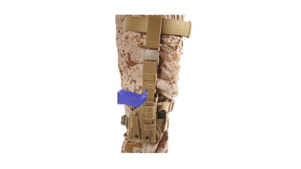 BlackHawk Tactical Omega VI Ultra Universal Modular Light Holster, Coyote Tan