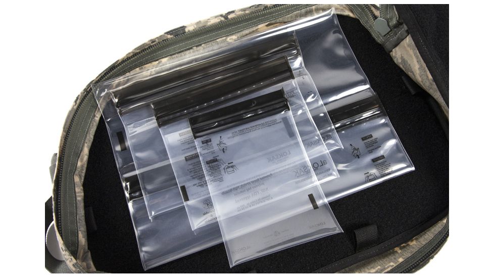 Blue Force Gear Assorted Aloksak Bag Set of 4, 4ftX7in, 6ftX6ft, 9inX6in, 12inX12in, Clear, assorted DAP-ALOKSAK-01