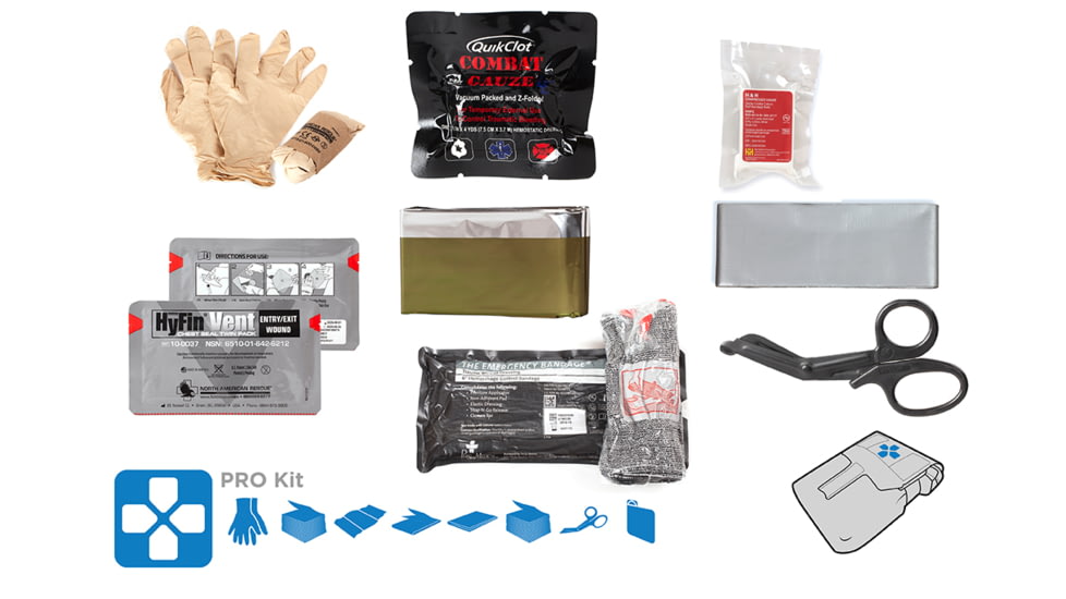 Blue Force Gear Helium Whisper Trauma Kit Pro Supplies, MultiCam, HW-TKN-MED-PRO-MC