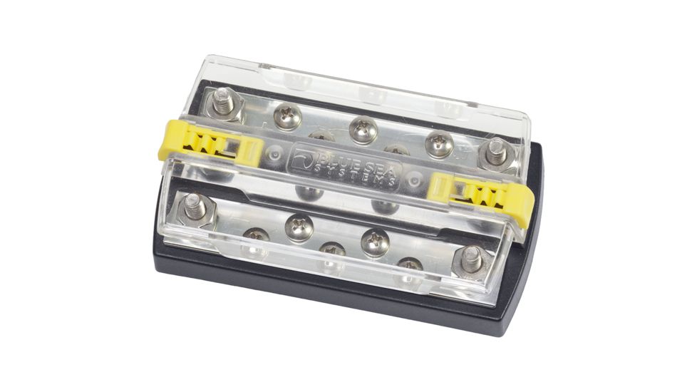 Blue Sea Systems 2723 DualBus Plus 5/16" Stud - 5 x 10 - 32 Screw Terminal 16509
