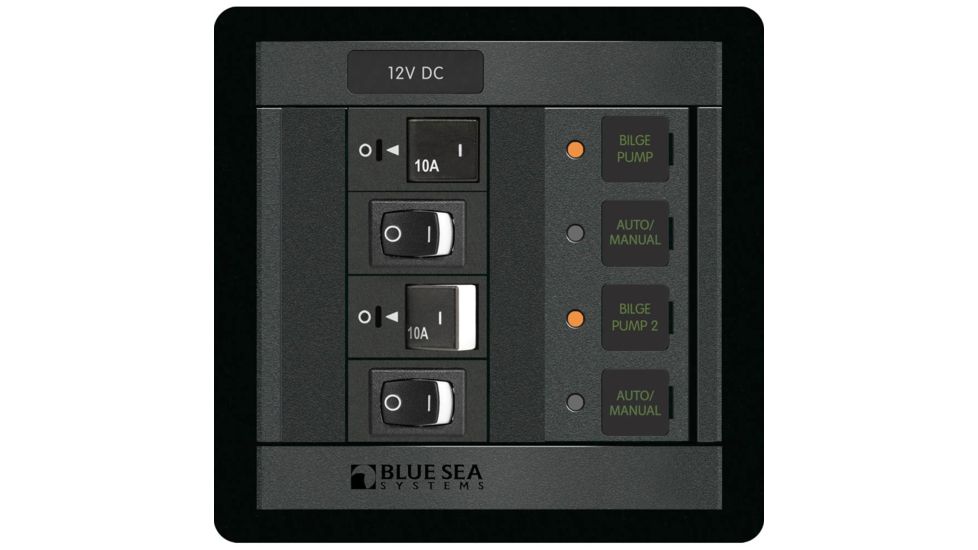 Blue Sea Systems 360 Panel Dual Bilge Pump Control 1522 57216