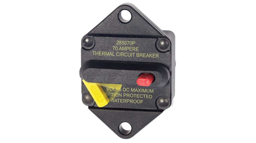 Blue Sea Systems 70 Amp Circuit Breaker Panel Mount 285 Series 7085 40613