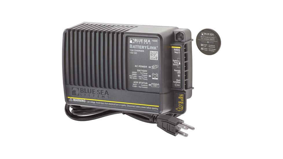 Blue Sea Systems 7605 BatteryLink Charger - 10Amp - 2-Bank 58590