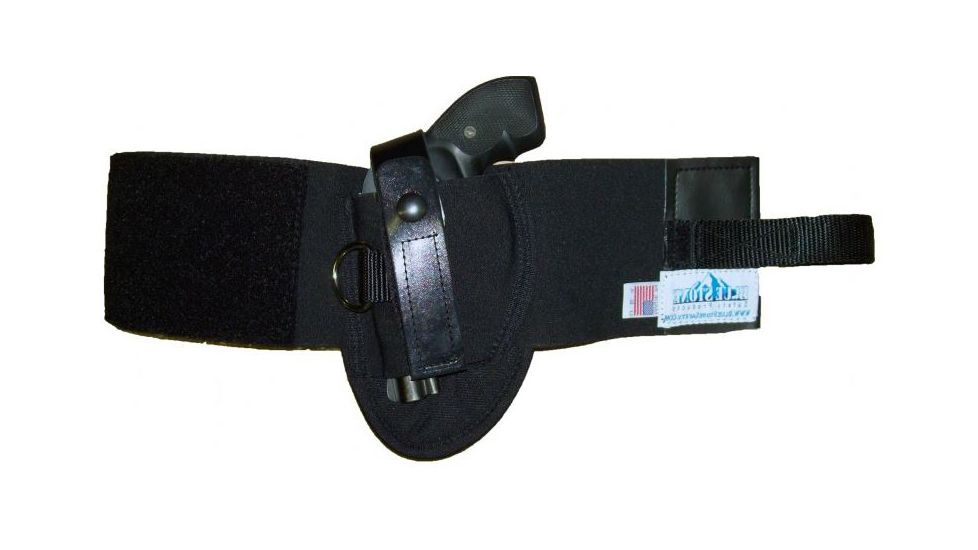 Blue Stone Safety Survival Ankle Holster, Black, Mid - Full Size A313DS-000-L