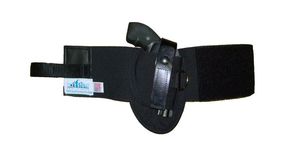 Blue Stone Safety Survival Ankle Holster, Black, Mid - Full Size A313DS-000-R