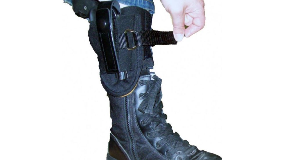 Blue Stone Safety Survival Ankle Holster, Black, Mid - Full Size A313DS-000-R