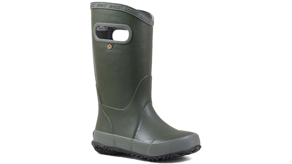 Bogs Rainboot Solid Shoes - Kids, Dark Green, 9, 71325-301-9