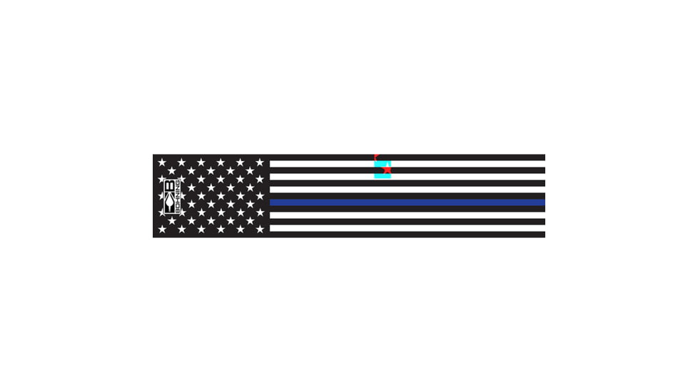 Bohning Arrow Wraps Law Enforcement 4 in, Small, 13 Pk, Black/Blue, 501002LE