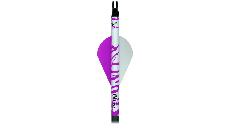 Bohning Blazer Arrow Wrap, Purple/White Tiger 4 in. 13 pk 501001WPUT