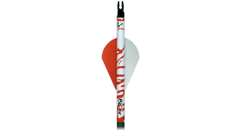 Bohning Blazer Arrow Wrap, White/Red Tiger 4 in. 13 pk. 501001WRT