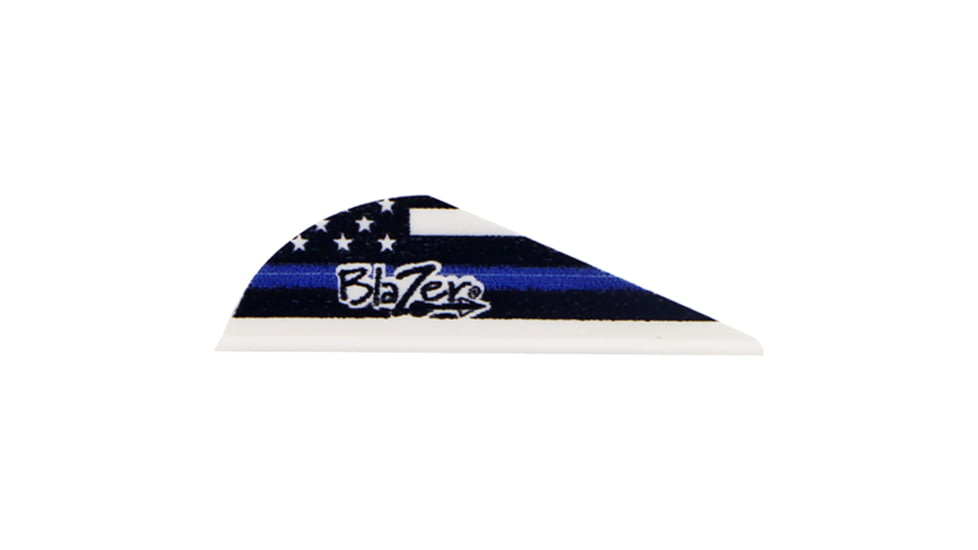 Bohning Blazer Vanes Law Enforcement, 36 Pk, Black/Blue, 10831LE2