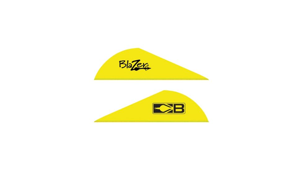 Bohning Blazer Vanes 2'' Solid Neon Yellow 36pk