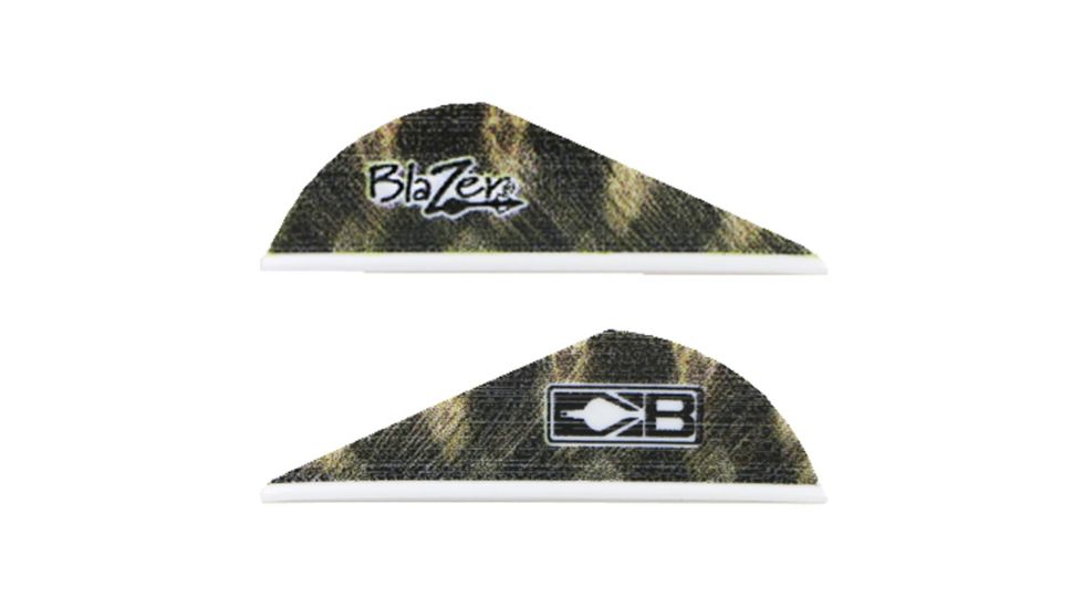 Bohning Blazer Vanes Barred Feather, Black, Pack of 36, 10831BF