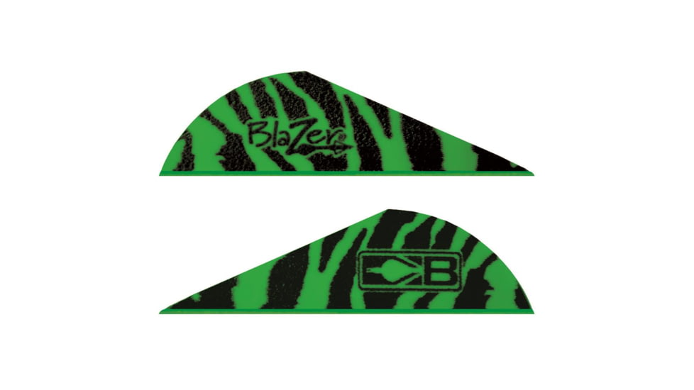 Bohning Blazer Vanes, Green Tiger 36 pk. 10831GT2