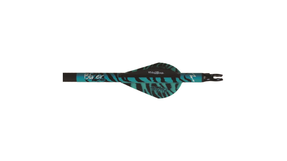 Bohning Blazer Vanes, Teal Tiger 100 pk. 10832TT2