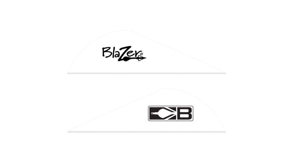 Bohning Blazer Vanes, White 1000 pk. 10833WH2