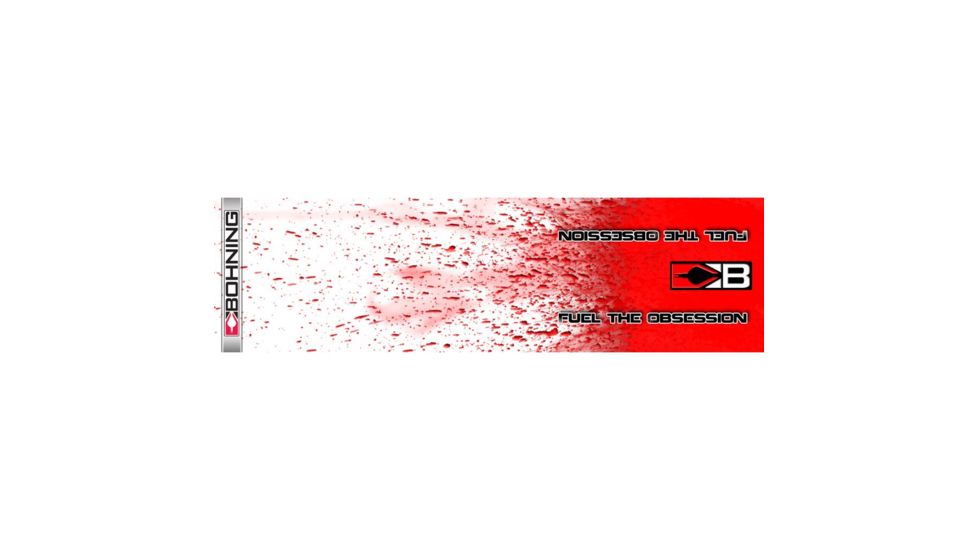 Bohning HD Arrow Wraps, White/Blood Splatter, Pack of 13, 501001WSP