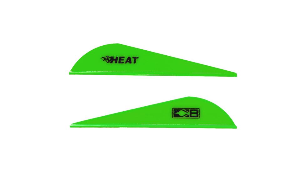 Bohning Heat Vanes, Neon Green, Pack of 36, 101036NG
