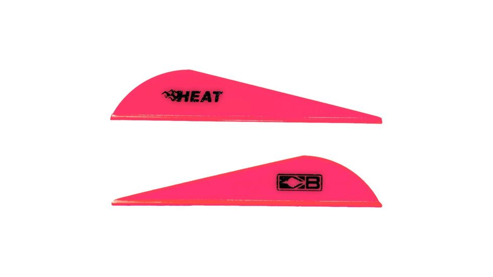 Bohning Heat Vanes, Neon Pink, Pack of 36, 101036HP