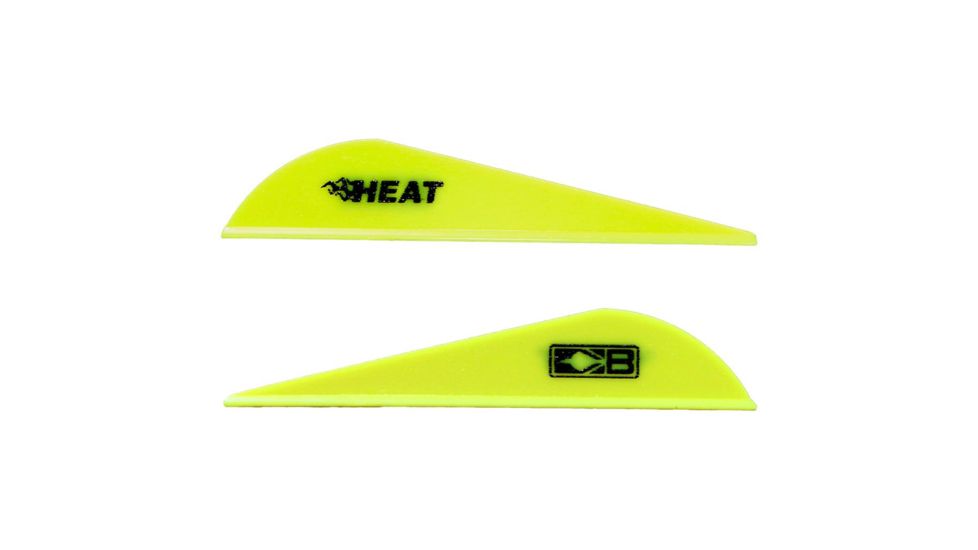 Bohning Heat Vanes, Neon Yellow, Pack of 36, 101036NY