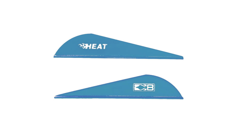 Bohning Heat Vanes, Satin Blue, Pack of 36, 101036SB