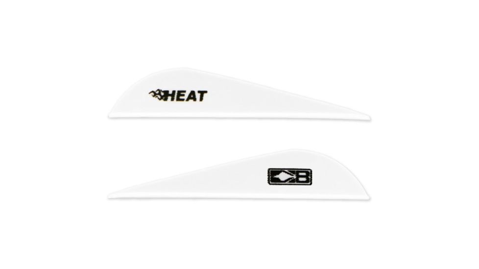 Bohning Heat Vanes, White, Pack of 36, 101036WH