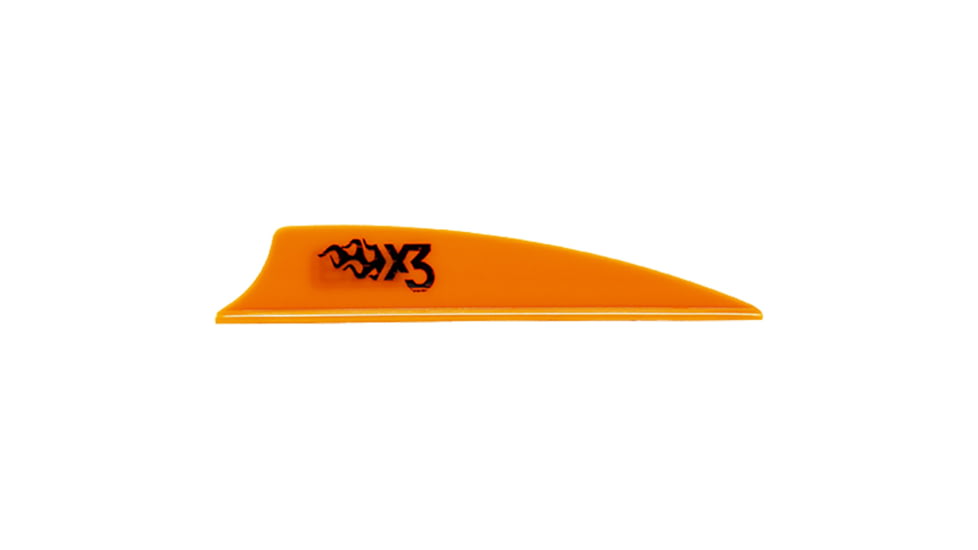 Bohning X3 Vanes 1402955, Neon Orange, 101052NO225