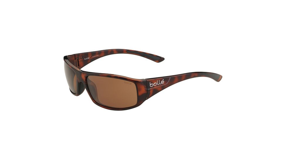 Bolle Weaver Single Vision Prescription Sunglasses, Shiny Tortoise Frame-11933SV