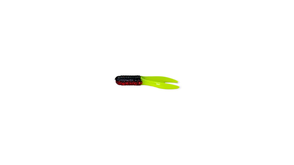 Bonehead Tackle 1 3/4" STUMP BUGS - Black Cherry Firetail, BH-SBBC