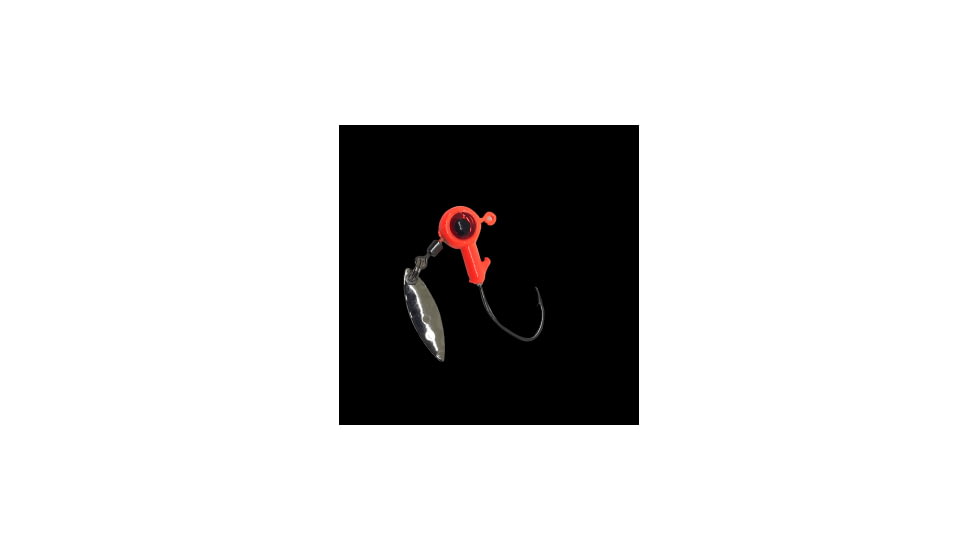 Bonehead Tackle BX Bladed Jig Heads - 1/8 oz, Orange, BH-BXB18ORG