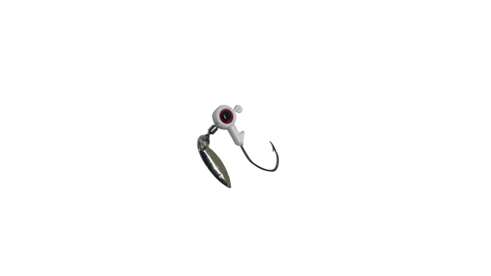 Bonehead Tackle BX Bladed Jig Heads - 1/16 oz, White, BH-BXB116WHT