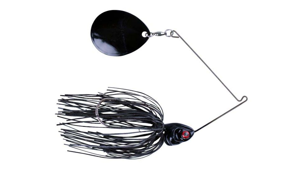 Booyah J.C. Covert Spinnerbait, 3/4oz, Black Night Time, BYCVS34BC731
