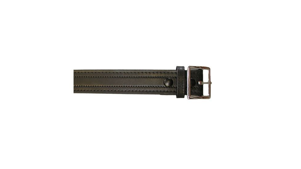 Boston Leather Leath Garri Belt 4 Row Stitch - 6506-1-28