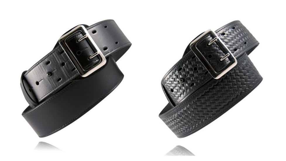Boston Leather Sam Browne Duty Belt, Fully Lined, 2 1/4 Wide