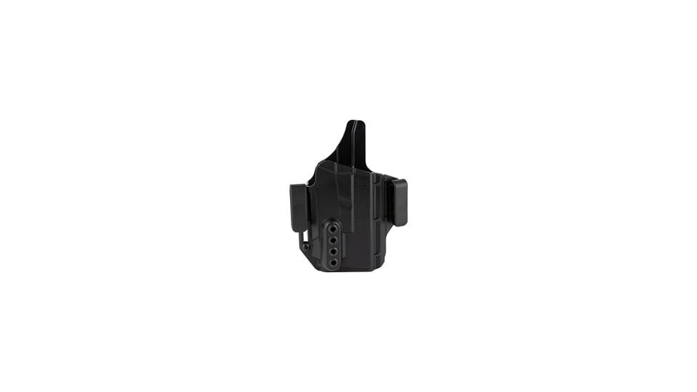 Bravo Concealment IWB Torsion Light Bearing Holster W/ Waistband Clips, Glock 19, 19X, 23, 32, 45 W/Streamlight TLR-7, Right Hand, Polymer, Black, BC40-1010