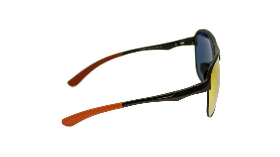 Breed Jupiter Sunglasses, Black Titanium Frame, Gold-Yellow Lens BSG019BK