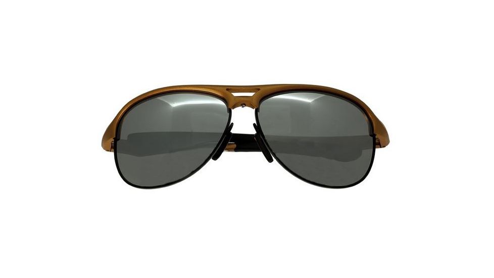 Breed Jupiter Sunglasses, Orange Titanium Frame, Black Lens BSG019OG