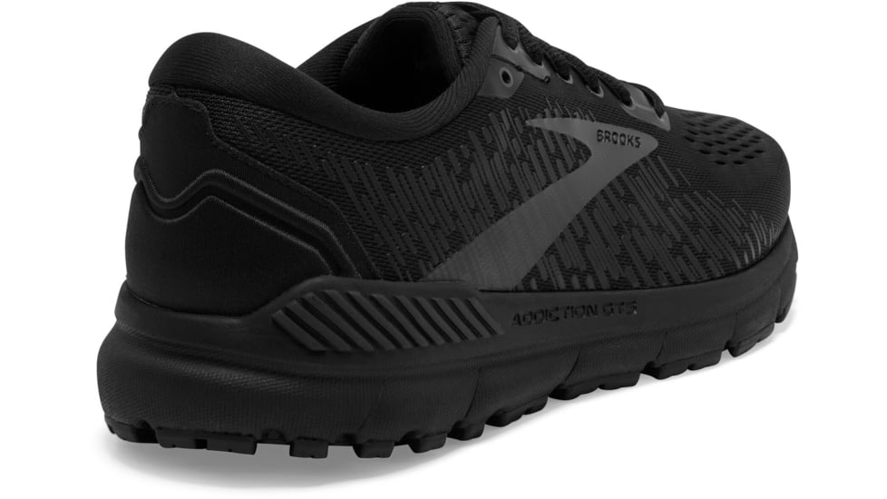 Brooks Addiction GTS 15 Running Shoes - Mens, Wide, Black/Black/Ebony, 8.0, 1103652E020.080