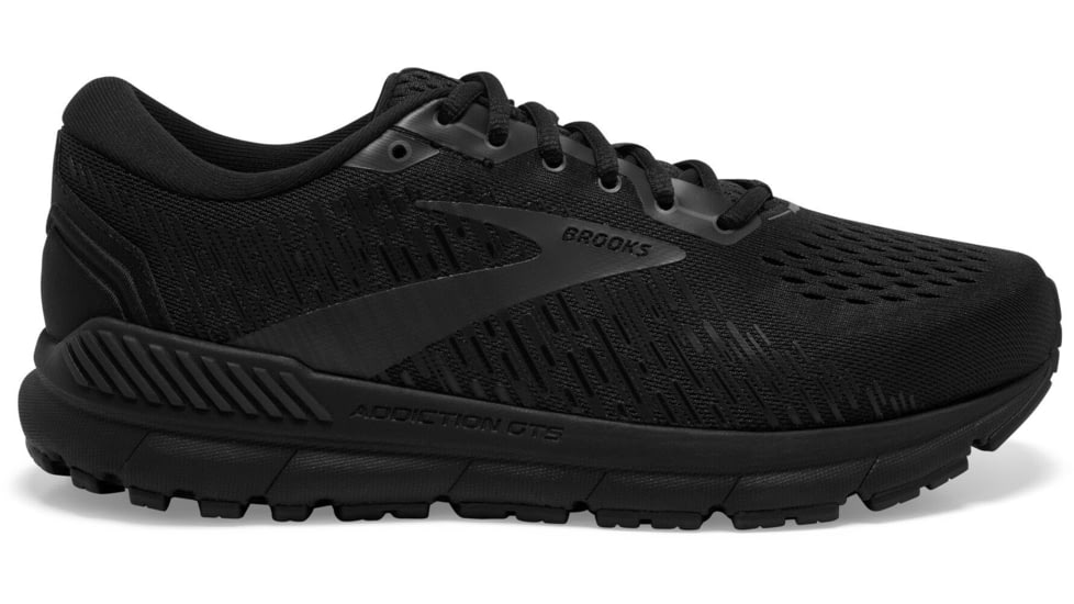 Brooks Addiction GTS 15 Running Shoes - Mens, Wide, Black/Black/Ebony, 8.0, 1103652E020.080