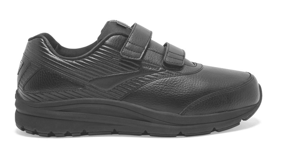Brooks Addiction Walker V-Strap 2 - Mens, Black/Black, Extra Wide, 10.5, 1103204E072.105